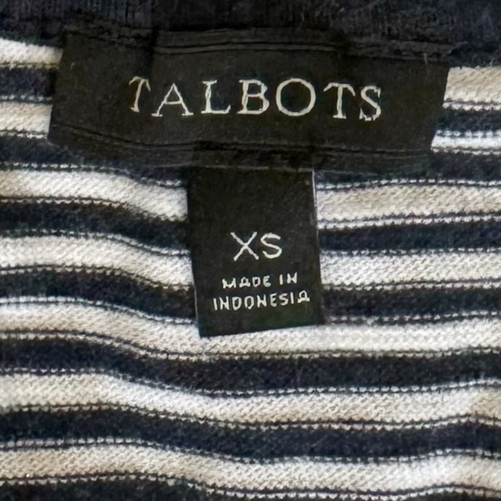 Talbots Dress 3 for 15 SALE CLEARANCE Tank Striped Maxi Dress XS Extra Small - Picture 3 of 6